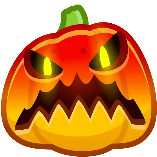 Стикер 3 Halloween Team Emoji