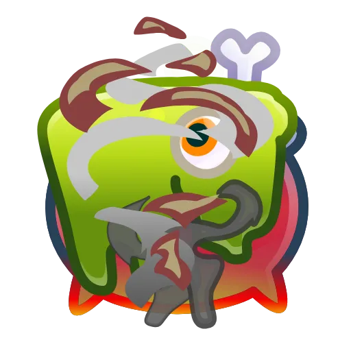 Стикер 33 Halloween Team Emoji
