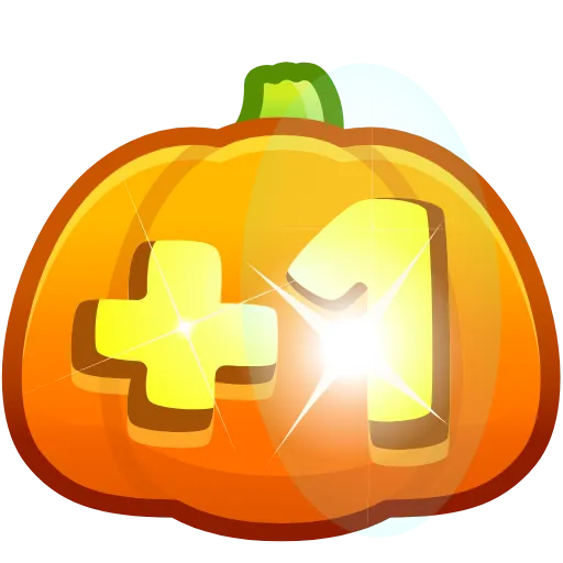 Стикер 7 Halloween Team Emoji