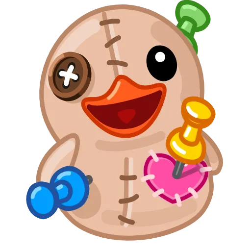 Стикер 16 Halloween Utya Duck