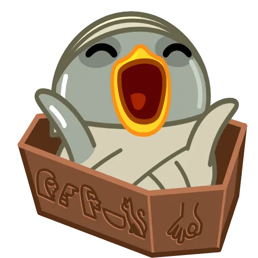 Стикер 3 Halloween Utya Duck