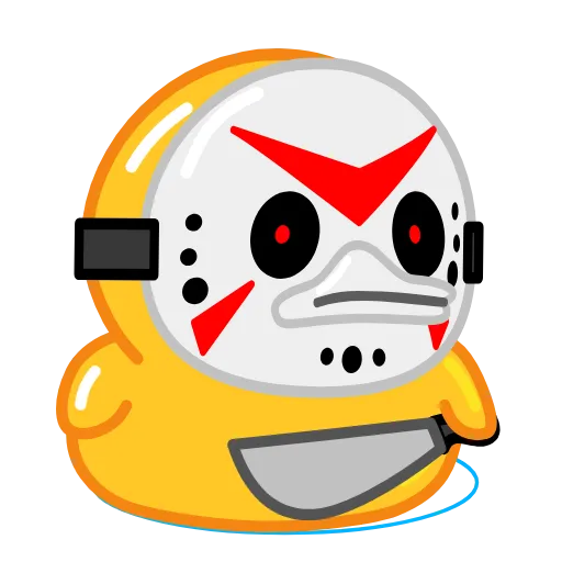 Стикер 11 Halloween Utya Duck