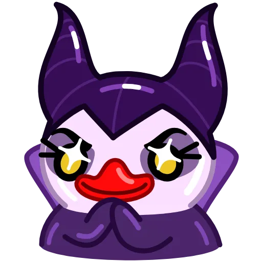 Стикер 22 Halloween Utya Duck