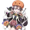 Стикер 56 Halloween Anime