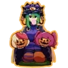 Стикер 15 Halloween Anime