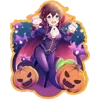 Стикер 39 Halloween Anime