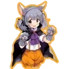 Стикер 9 Halloween Anime