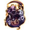 Стикер 55 Halloween Anime