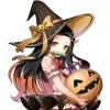 Стикер 58 Halloween Anime