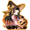 Стикер 2 Halloween Anime