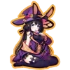 Стикер 12 Halloween Anime