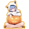 Стикер 5 Halloween Anime