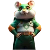 Стикер 18 Hamster Kombat