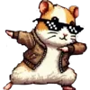 Стикер 22 Hamster Kombat