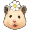 Стикер 15 🌼 Набор эмоджи с Хомячком