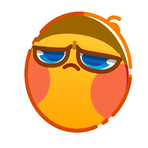 Стикер 21 Hand Drawn Emoji