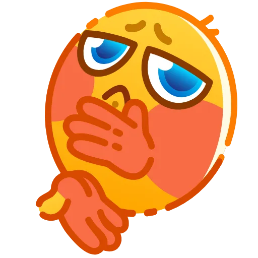 Стикер 57 Hand Drawn Emoji