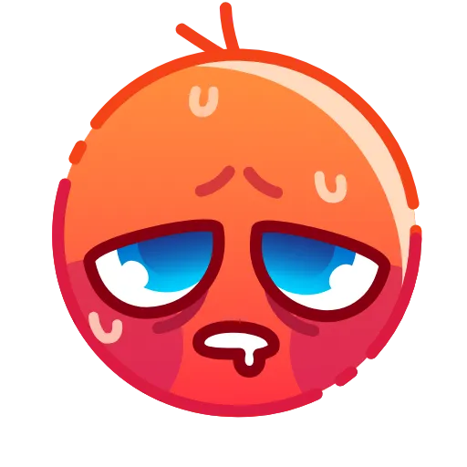Стикер 27 Hand Drawn Emoji
