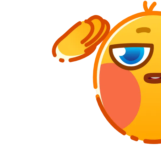 Стикер 33 Hand Drawn Emoji