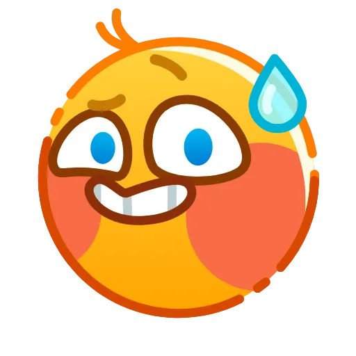Стикер 3 Hand Drawn Emoji