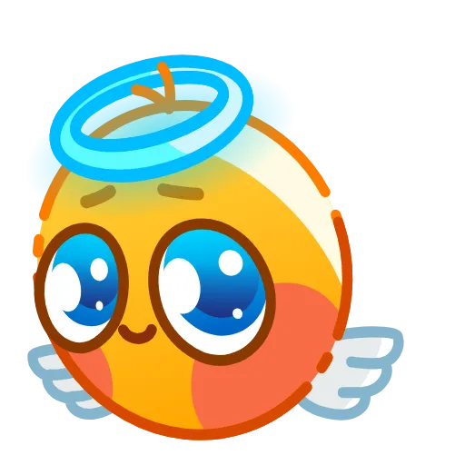 Стикер 6 Hand Drawn Emoji