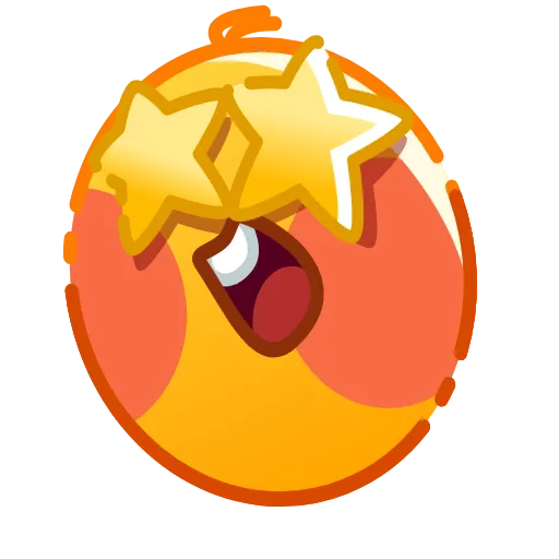Стикер 18 Hand Drawn Emoji