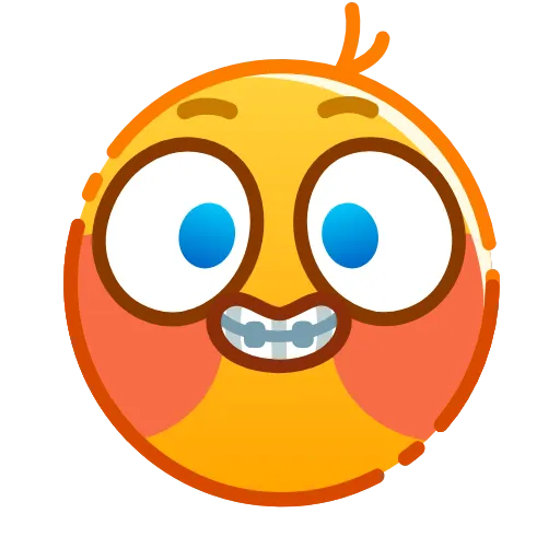 Стикер 8 Hand Drawn Emoji