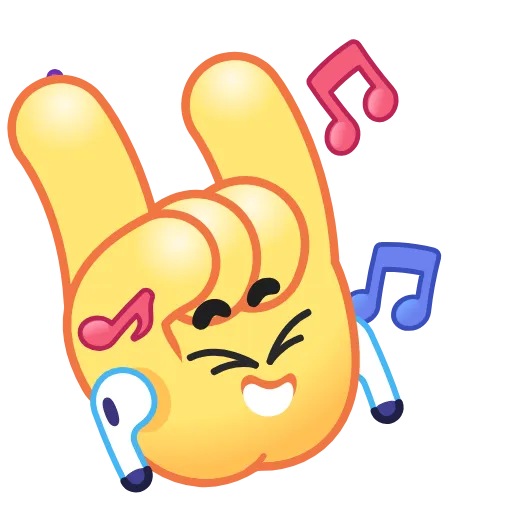 Стикер 18 Hand Emoji