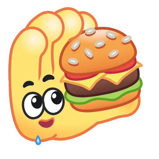 Стикер 54 Hand Emoji