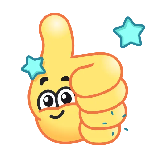 Стикер 15 Hand Emoji