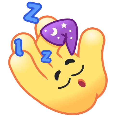Стикер 41 Hand Emoji