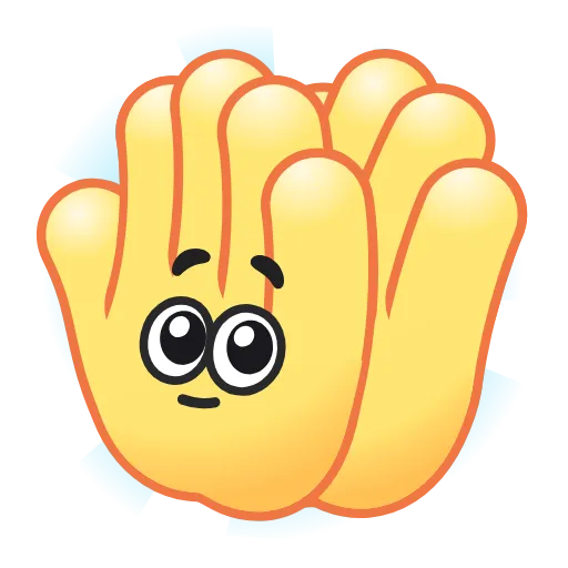 Стикер 61 Hand Emoji