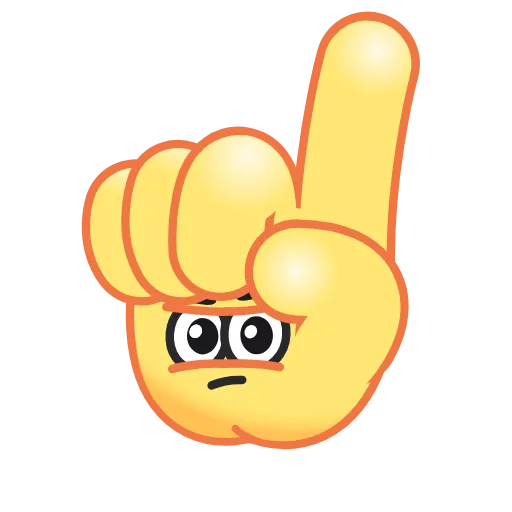 Стикер 20 Hand Emoji