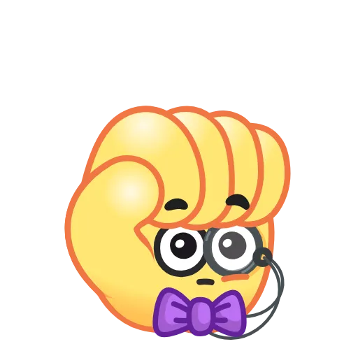 Стикер 4 Hand Emoji