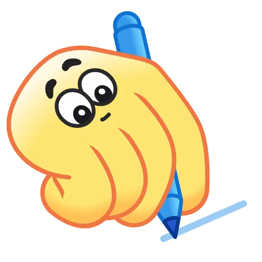 Стикер 34 Hand Emoji