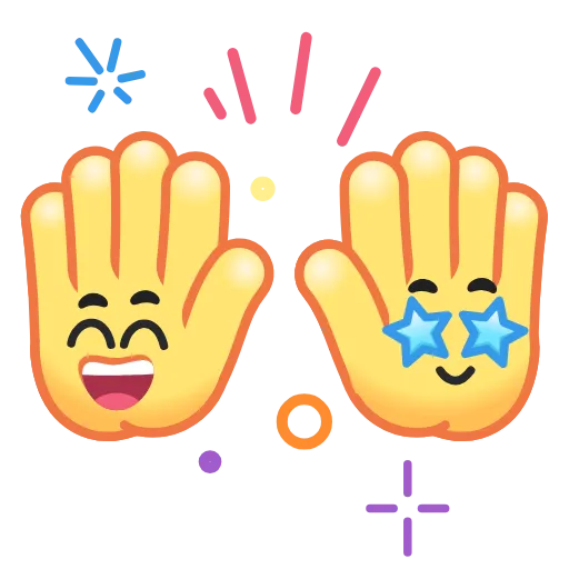 Стикер 46 Hand Emoji