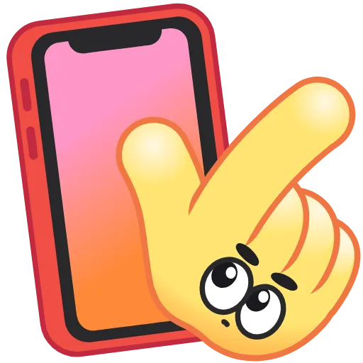 Стикер 49 Hand Emoji