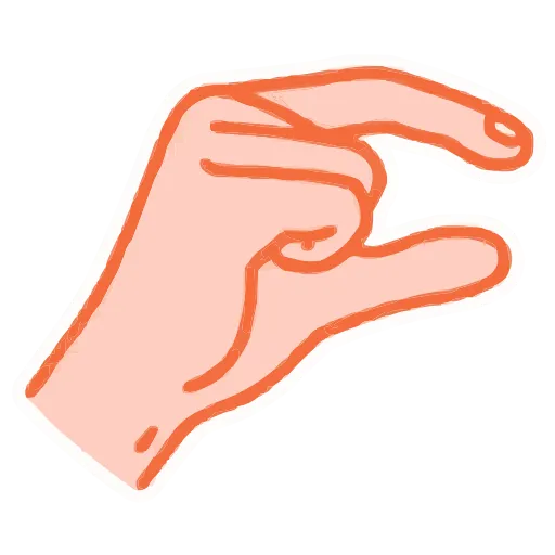 Стикер 19 Hands HD