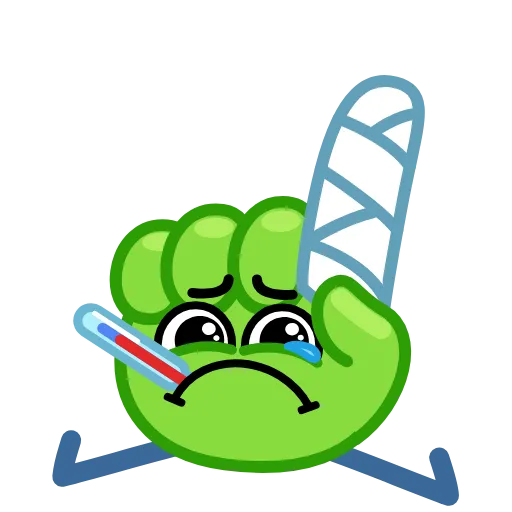 🤒 Эмодзи «Руки» для Telegram