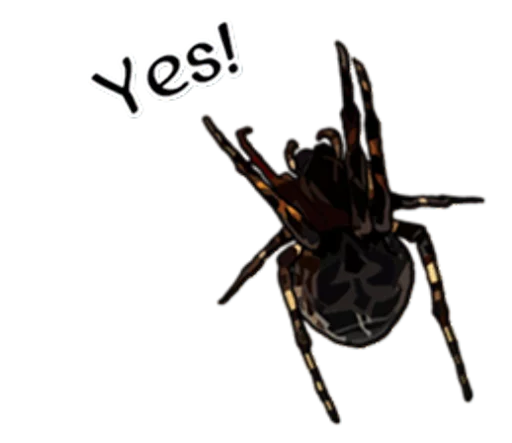 👍 Стикер «Handsome Spider» для Telegram