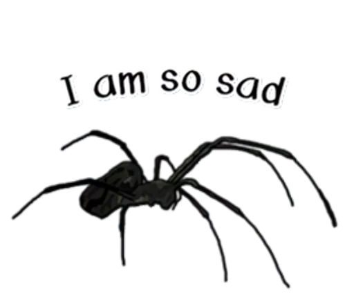 😔 Стикер «Handsome Spider» для Telegram