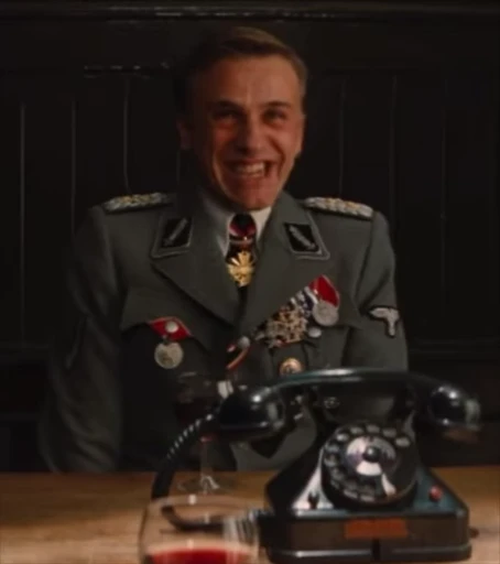 😁 Стикер «Hans Landa» для Telegram