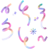 Стикер 34 Birthday
