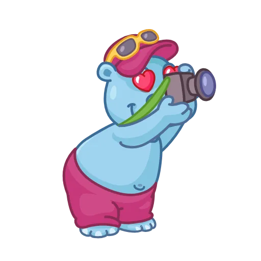 Стикер 9 Hippos