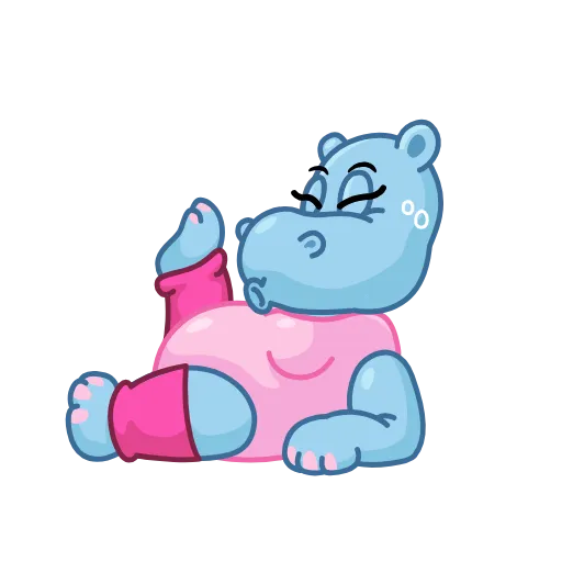Стикер 12 Hippos