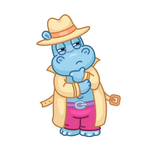 Стикер 13 Hippos