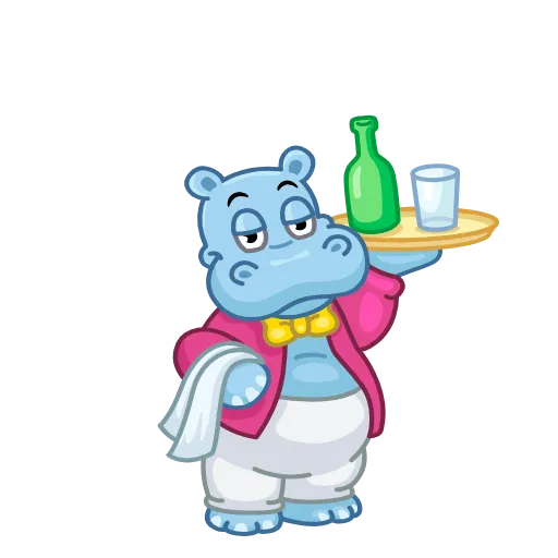 Стикер 8 Hippos
