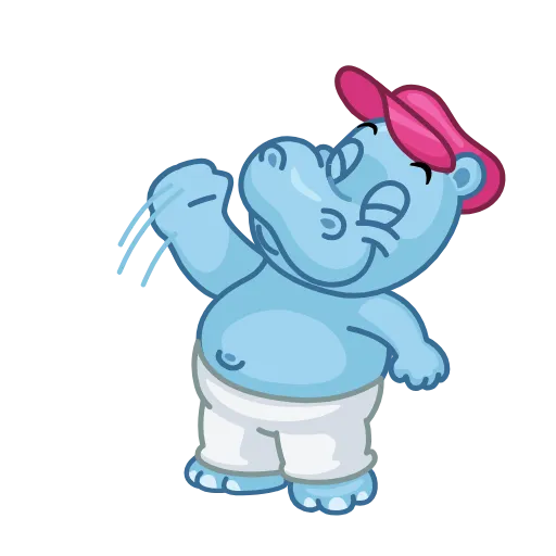 Стикер 5 Hippos