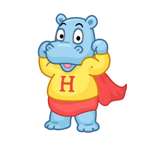 Стикер 7 Hippos