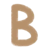 🤩 Эмодзи «Бежевые буквы и иконки» для Telegram